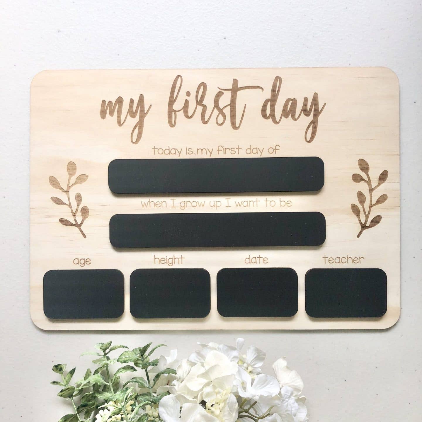 First Day & Last Day Double Sided Board