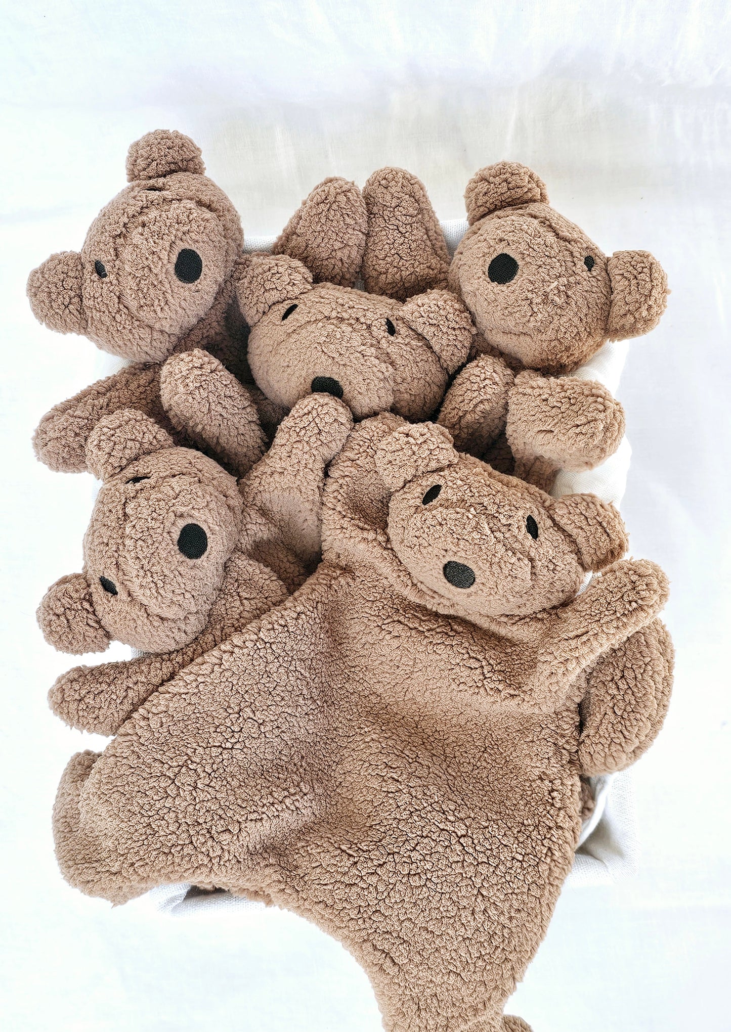 Teddy Comforter - Chocolate