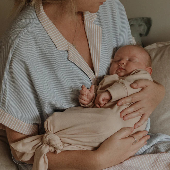 ORGANIC KIMONO GOWN. HUSK