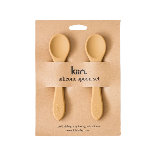 Silicone Spoon Twin Pack- Tan