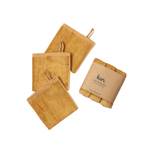 Wash Cloth- 3 Pack Caramel