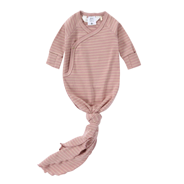 ORGANIC KIMONO GOWN. CANDY FLOSS