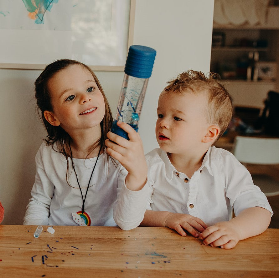 DIY Calm Down Bottle - Blue