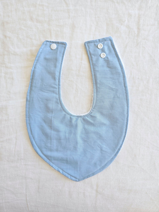 Baby Blue Dribble Bib