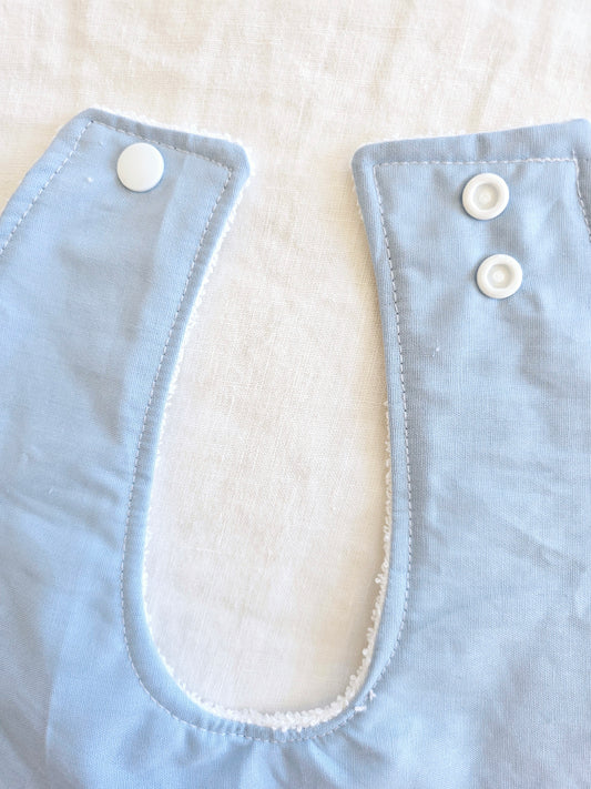 Baby Blue Dribble Bib