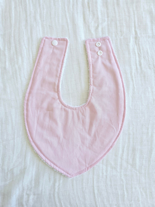 Baby Pink Dribble Bib
