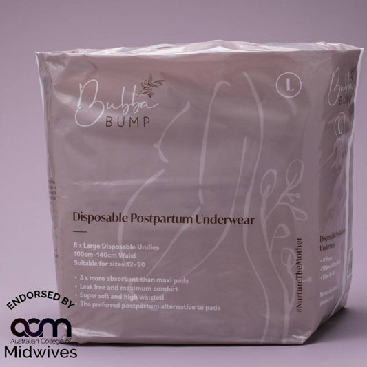 Disposable postpartum underwear
