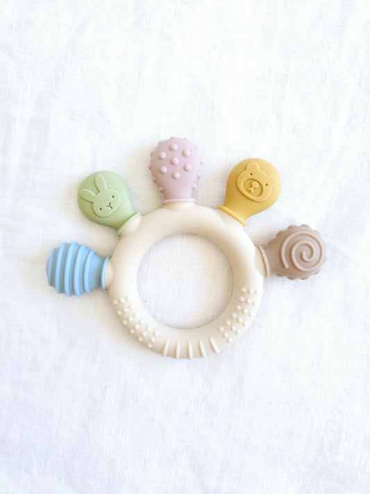 Silicone Baby Teether - Neutral