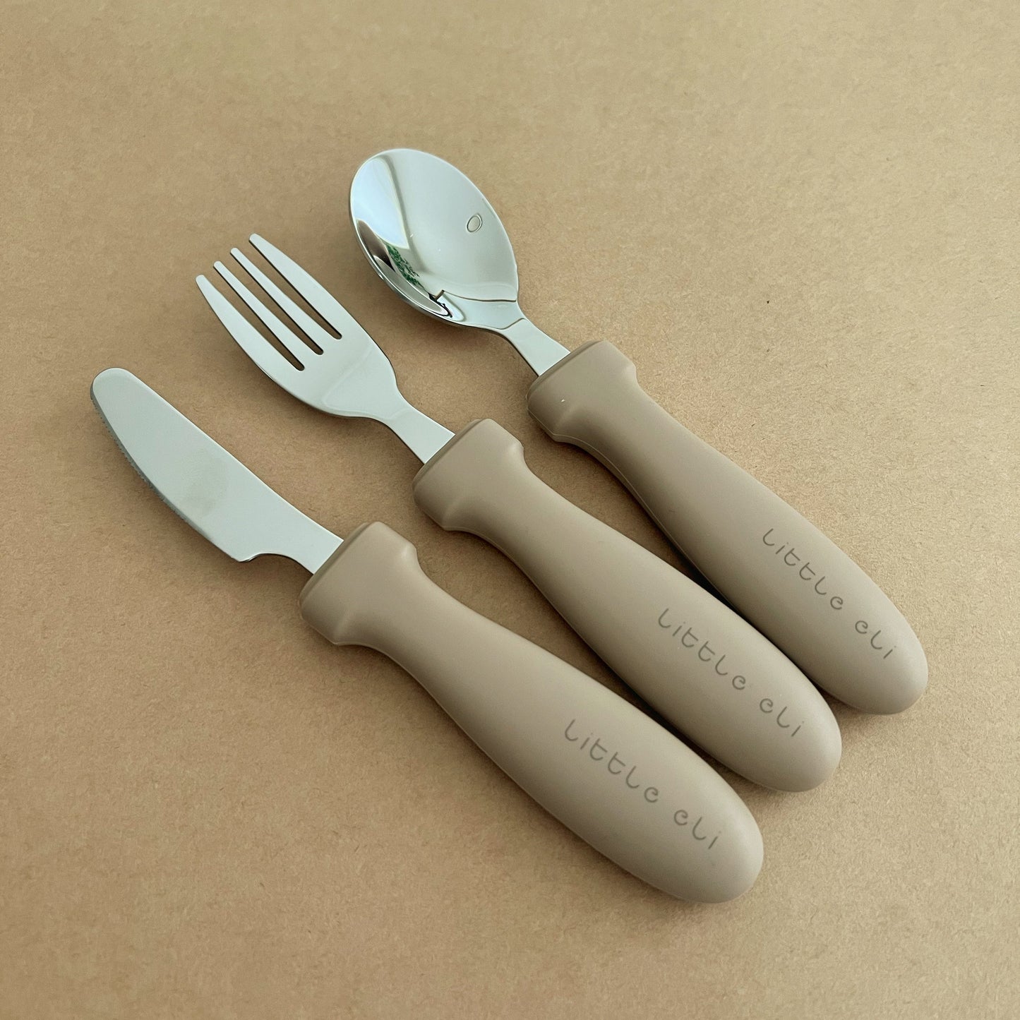 Silicone and Stainless Steel Cutlery Set - Kids