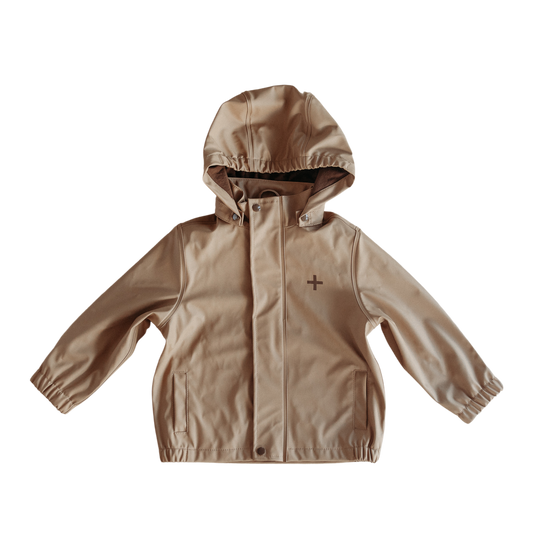 RECYCLED RAIN JACKET - OAK