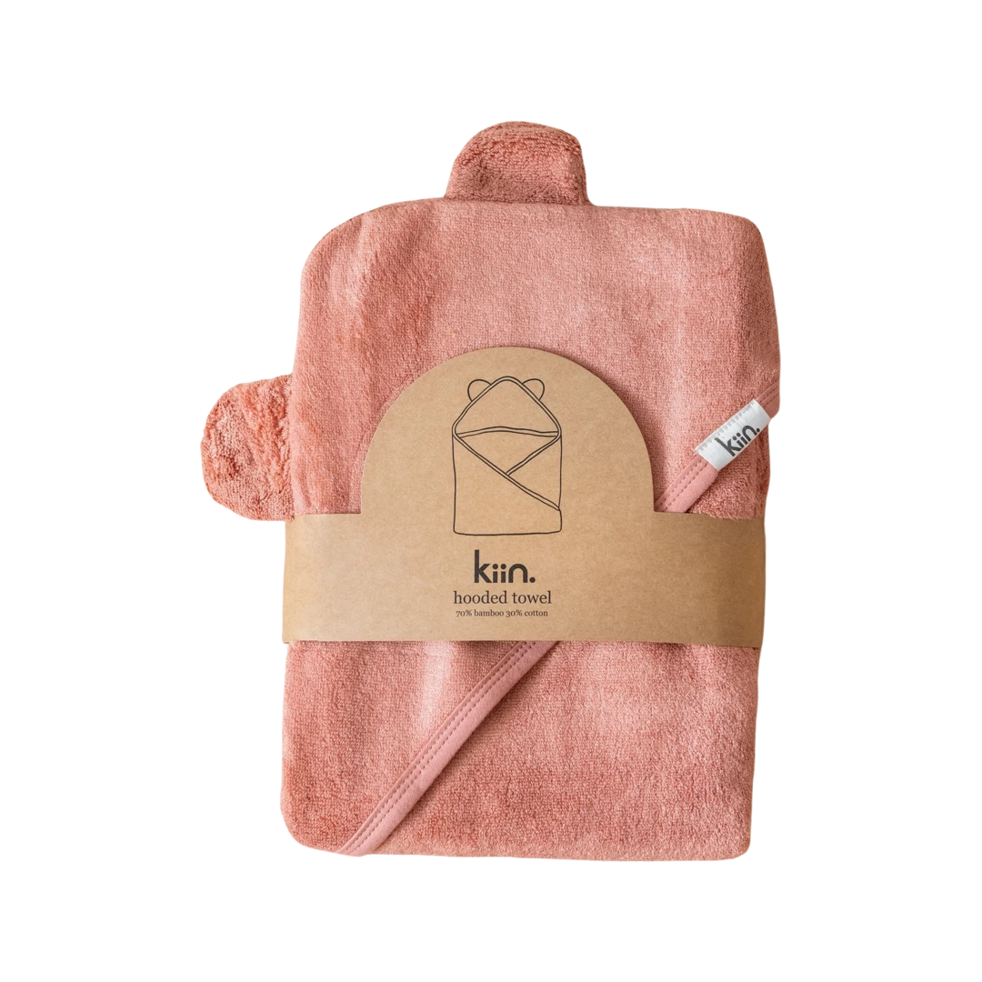 Hooded Towel- Blush