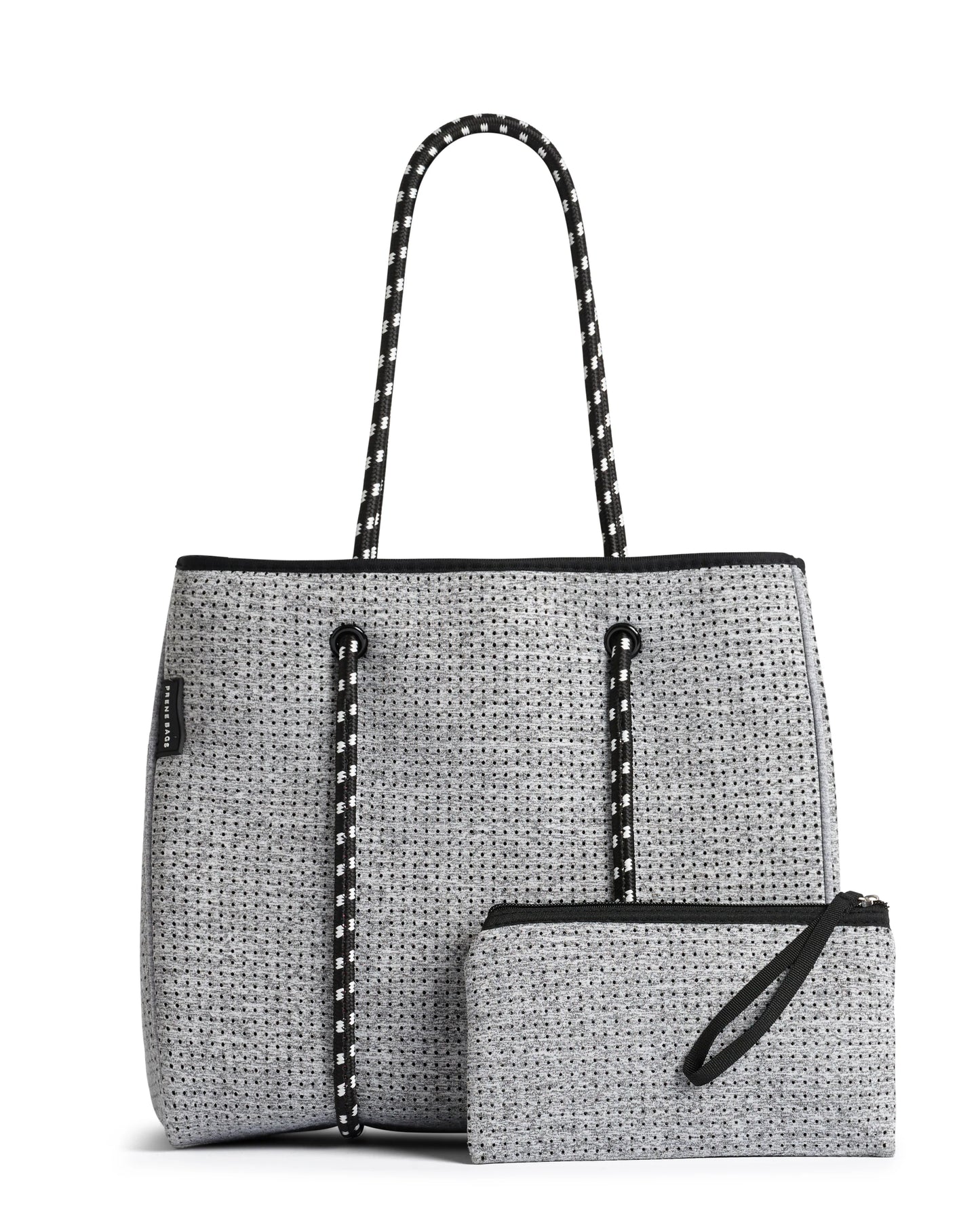 The Brighton Bag GREY Neoprene Tote Bag Little Harmony co