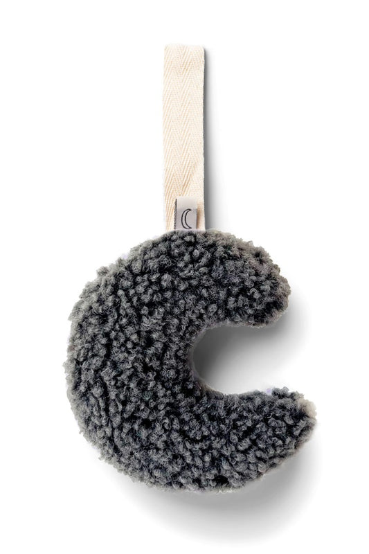 Teddy Moon Pacifier Holder | Storm